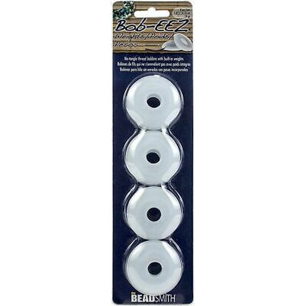 Kumihimo-puolat painoilla, 8 kpl, n. 48 mm