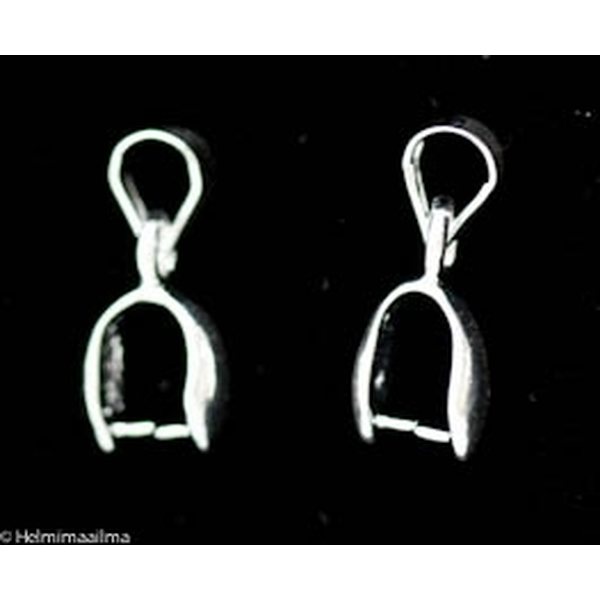 Riipuspidike hopeoitu 6x15 mm, 1 kpl