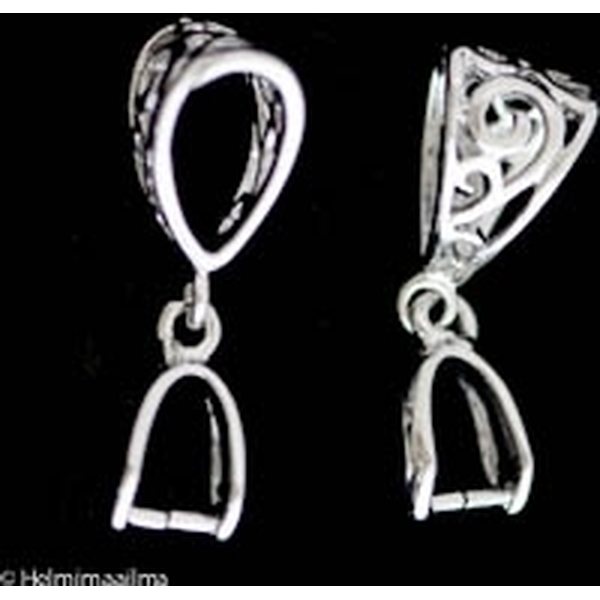 Riipuspidike platinapäällystetty 9x25 mm, 1 kpl
