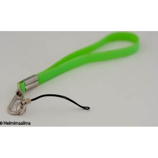 Kännykkäkorunauha limenvihreä kok. pituus 21 cm, 1 kpl