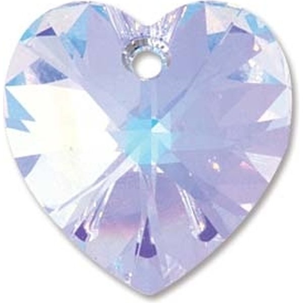 Swarovski kristallisydän 10 mm Crystal AB, 1 kpl