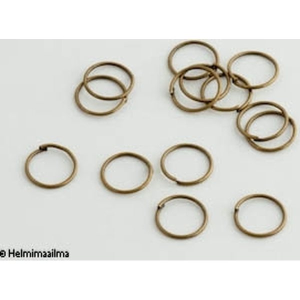 Pronssinen välirengas avattava pyöreä 10 mm, 20 st