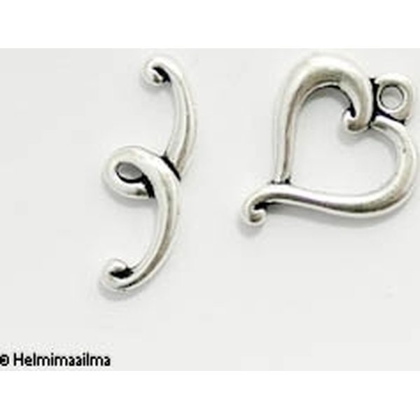 Tierra Cast TierraCast® Jubilee salpalukko, hopeoitu, 1 pari