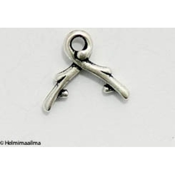 Tierra Cast TierraCast® Vine Briolette riipuspidike hopeoitu, 9,5 mm, 1 kpl