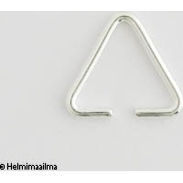 Riipuspidike hopeoitu 13,7 mm, 2 kpl