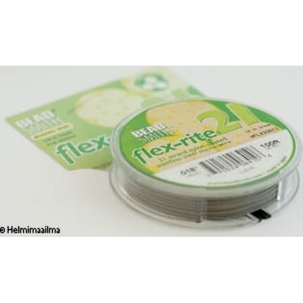 Flex-Rite 0,45 mm 21-kierteinen koruvaijeri teräksenharmaa, 30,5 metrin puola