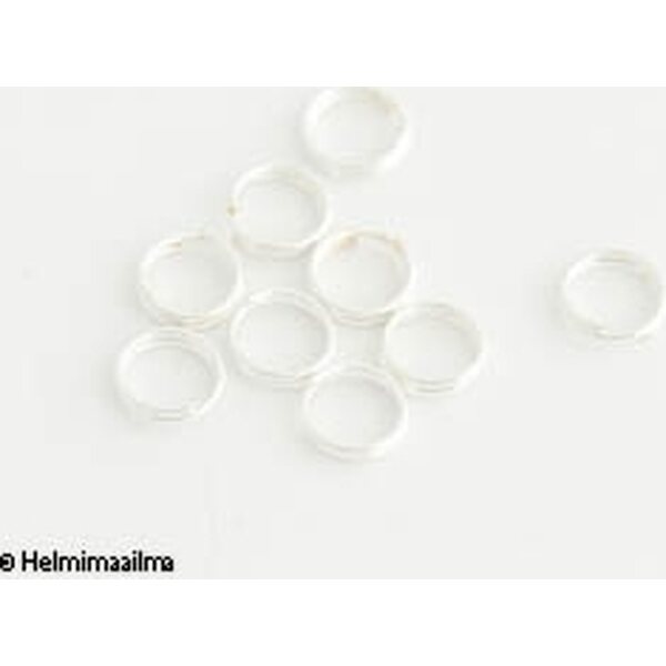 Tuplarengas hopeoitu 6 mm, 20 kpl