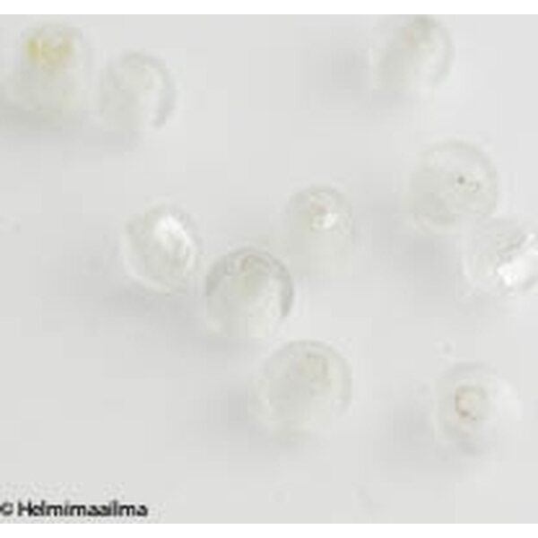 Hopeafoliohelmi pyöreä kirkas 8 mm, 1 kpl