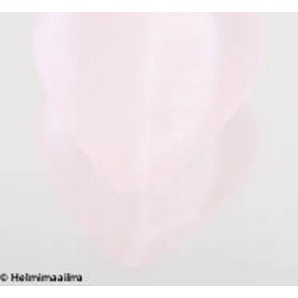 Hopeafoliosydän huurrettu 25 mm vaaleanpunainen, 1 kpl