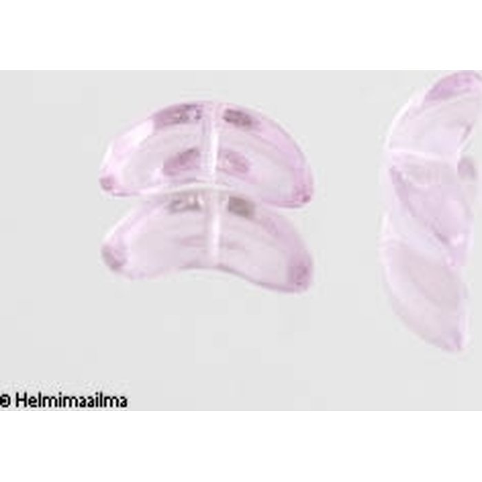 Preciosa Tsekkiläinen lasihelmi enkelinsiipi vaaleanpunainen 14 mm, 10 kpl