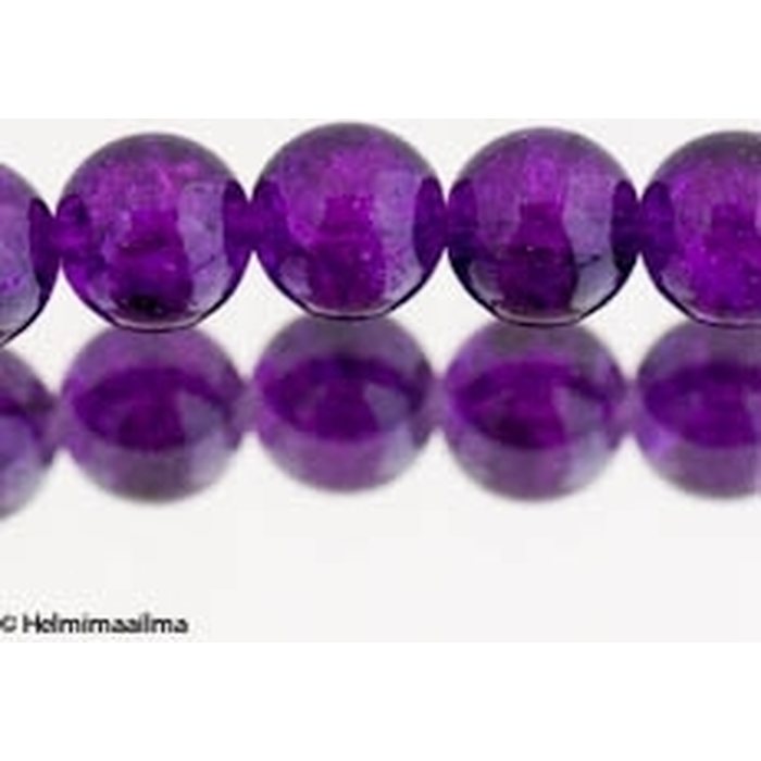 Särölasihelmi violetti pyöreä 12 mm, 10 kpl
