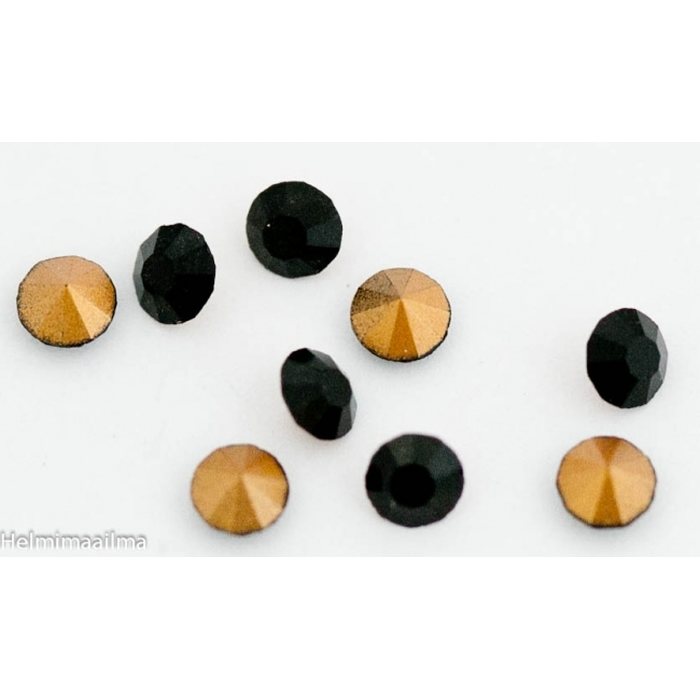 Chaton pyöreä musta 3,0-3,2 mm, 1 gramma
