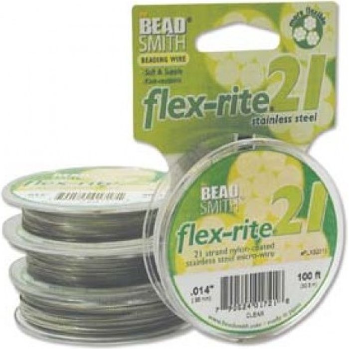 Flex-Rite koruvaijeri 0,35 mm 21-kierteinen teräksenharmaa 30,5 m puola