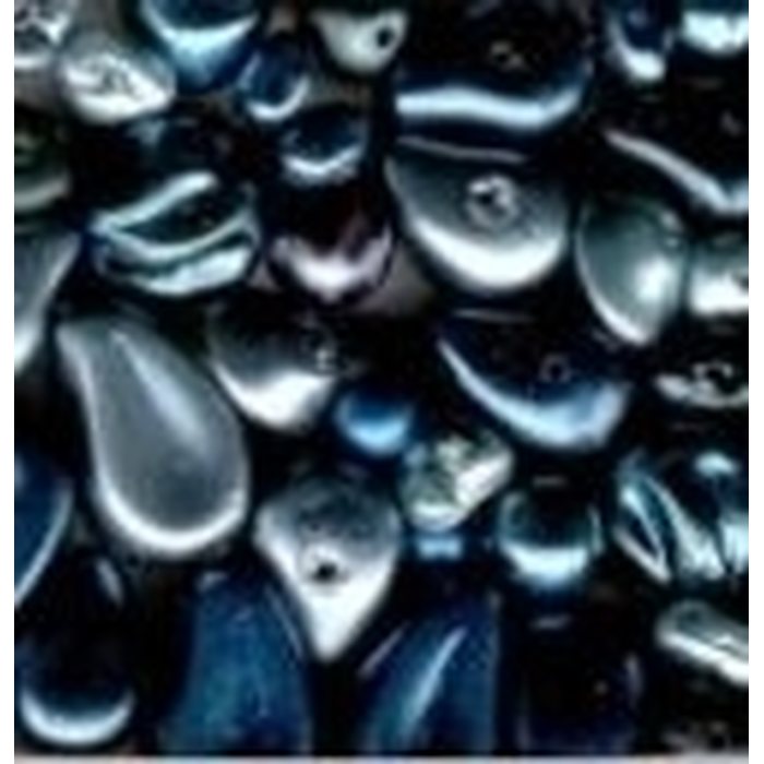 Estrela helmiäislasihelmilajitelma tumman turkoosit/petroolin väriset helmet, 100 grammaa