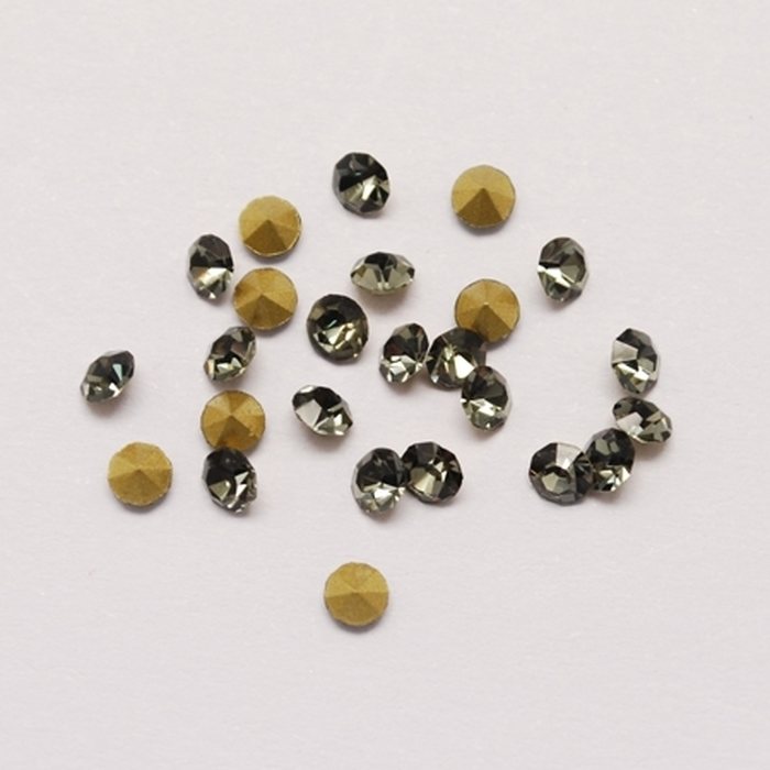 Chaton pyöreä harmaa 1,5-1,6 mm (PP9), 1 gramma