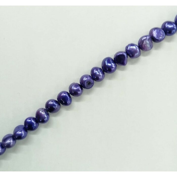 Makeanvedenhelmi nugetti 6-7 mm violetti, n. 37 cm nauha