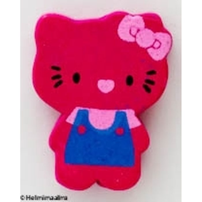 Puuhelmi Hello Kitty 24 mm pinkki, 1 kpl