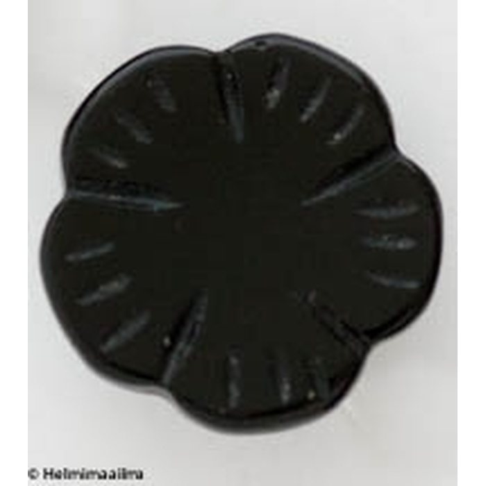 Musta kivi kukka 20x20 mm, n. 38 cm nauha