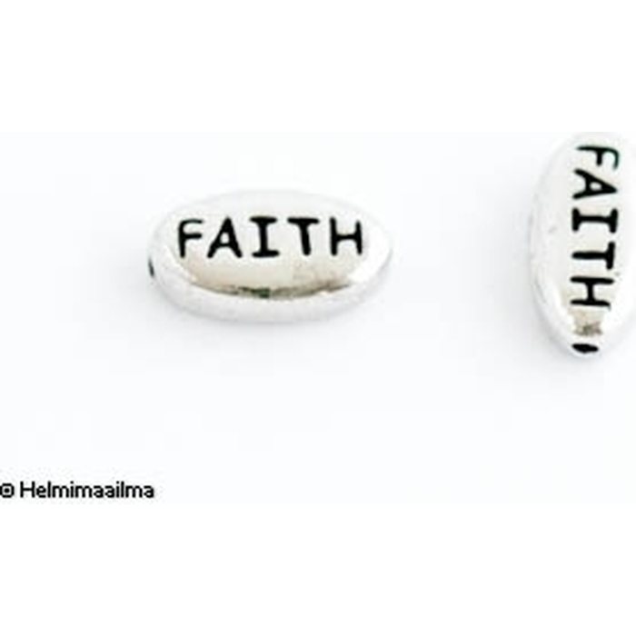 Tierra Cast ® viestihelmi "FAITH" 11x6x3 mm, 1 kpl